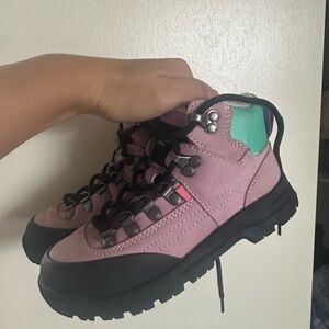 Zara Kids Pink and Green Boots